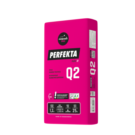 PREMIX PERFEKTA Q2 (25КГ) СУПЕРФИНИШНАЯ ШПАТЛЕВКА